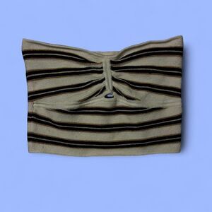 American Eagle striped tube top Size XL